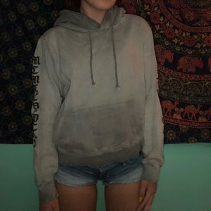 Gray hoodie